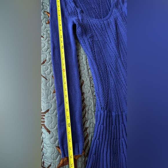 Moda International Blue Knit Dress - Picture 5 of 9